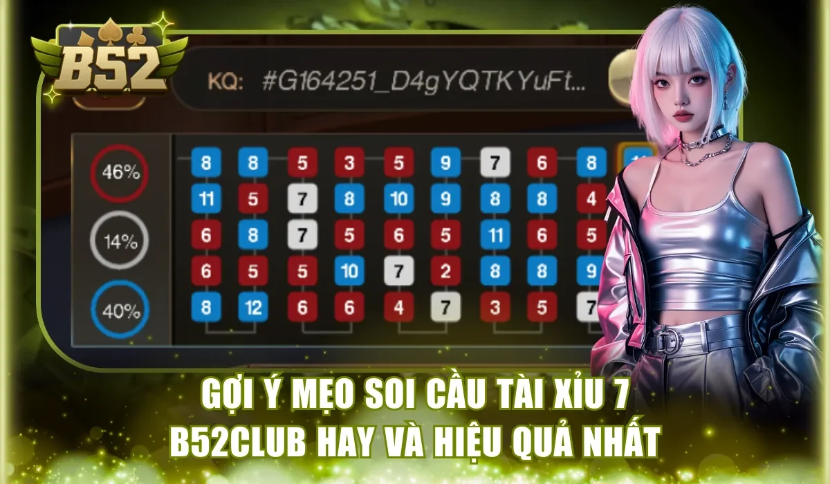 Gợi ý mẹo soi cầu Tài Xỉu 7 B52Club hay và hiệu quả nhất